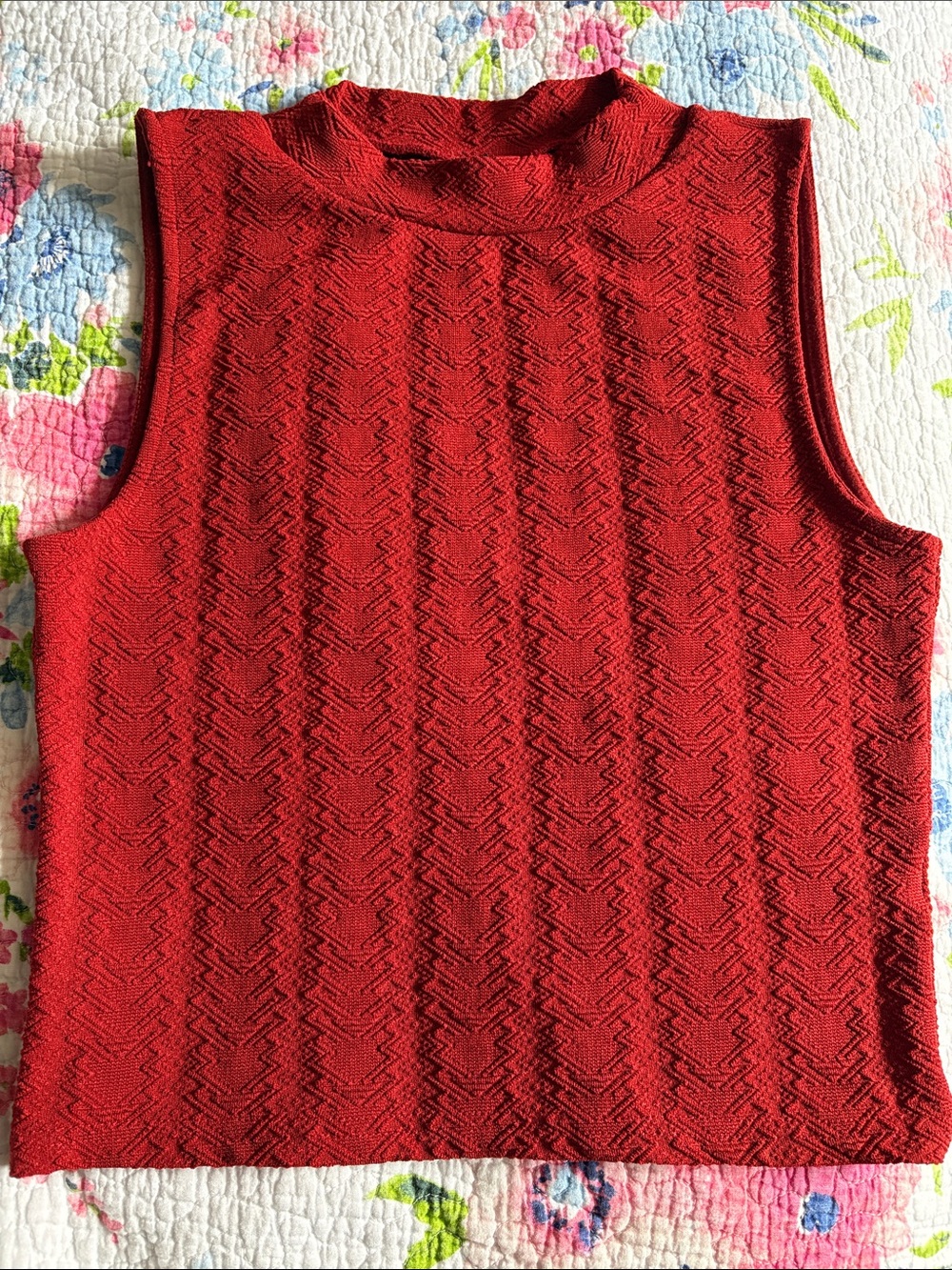 HM Mock Neck Crop Tank